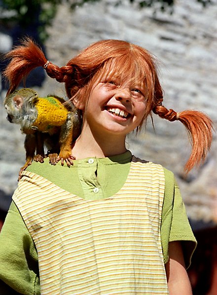 Pippi Longstocking Wig maskworld